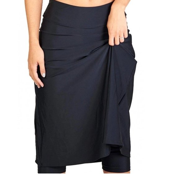 Ella Mae Dresses & Skirts - ELLA MAE Modest Capri Swim Travel Skirt Skort